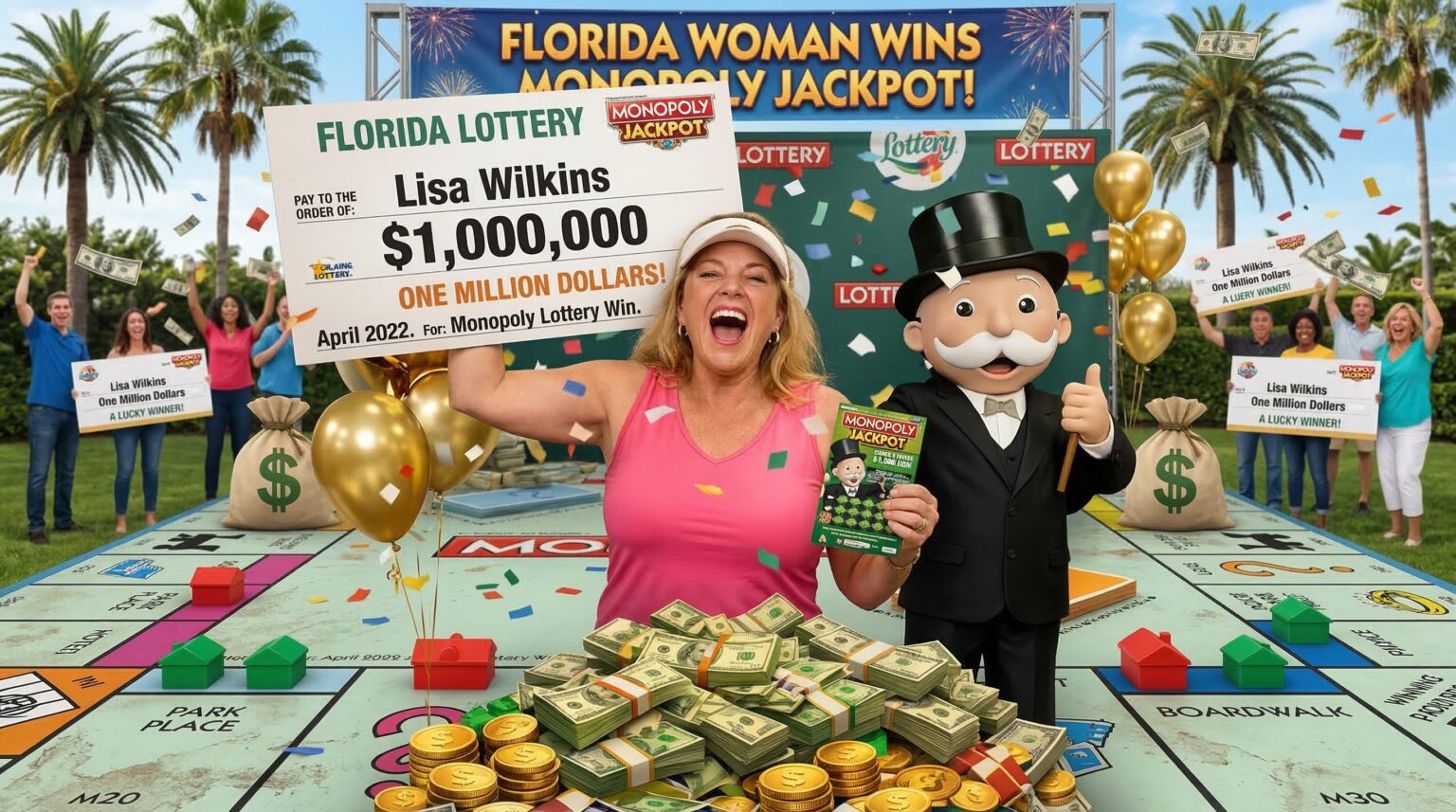 Florida Woman Wins Big in Monopoly Lottery Promotion florida woman wins monopoly lottery