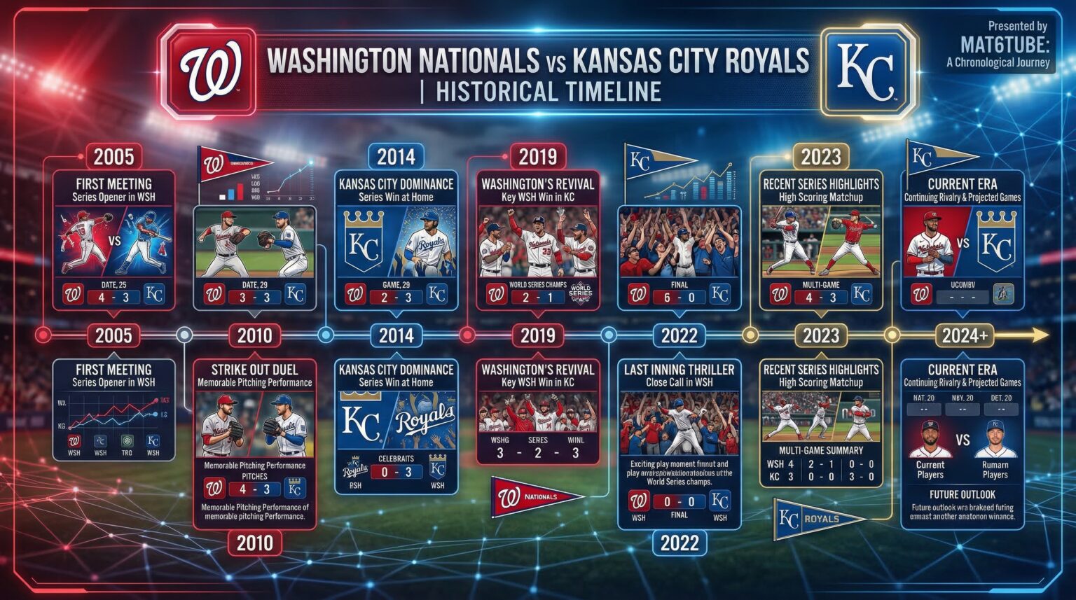 washington nationals vs kansas city royals timeline